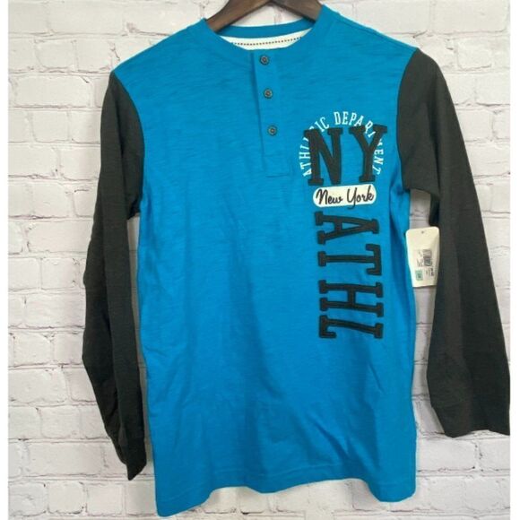 Canyon River Blues Wave Pool LS Henley  Tee 10/12 - Picture 1 of 6